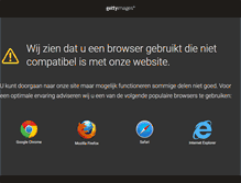 Tablet Screenshot of gettyimages.be