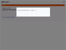 Tablet Screenshot of ews.gettyimages.com