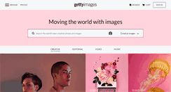 Desktop Screenshot of gettyimages.dk