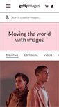 Mobile Screenshot of gettyimages.dk
